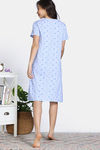 Zivame Knit Cotton Mid Length Nightdress - Dutch Canel — thumbnail 4